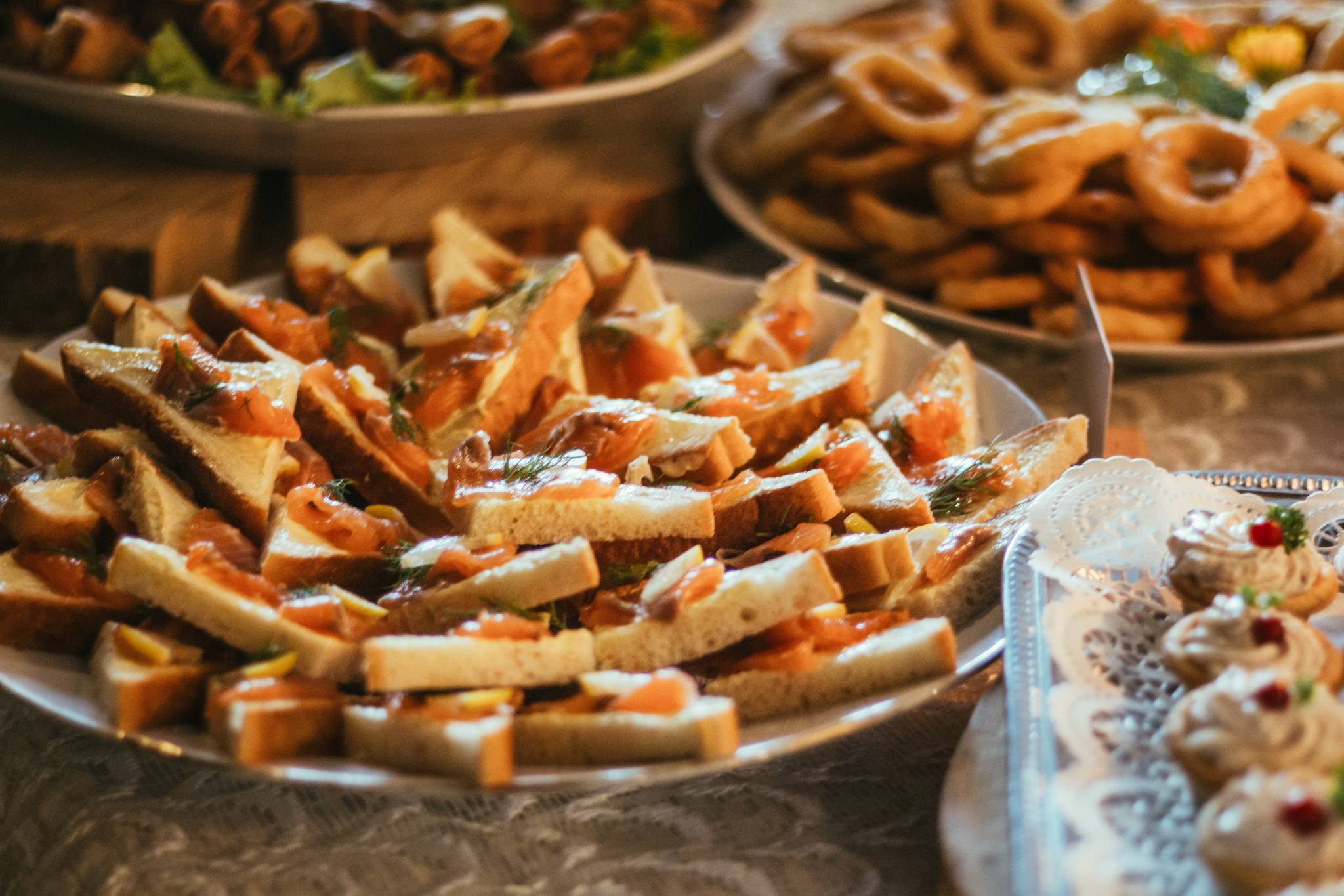 Table with food
