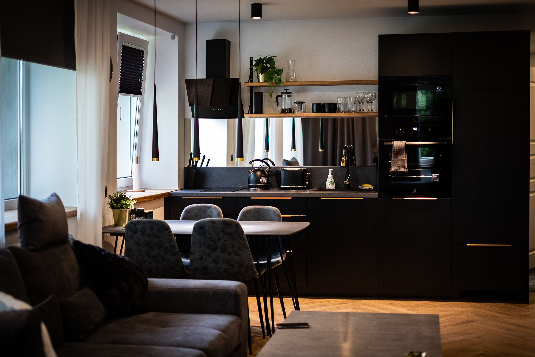 Guest apartment kitchen